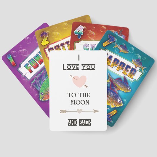 月まで愛してる トランプ (裏面)