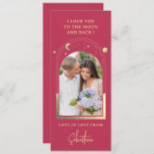 月まで愛してる フォト セレスト マルゲンタ ゴールド シーズンカード (正面/裏面)