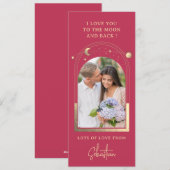 月まで愛してる フォト セレスト ミンゴ タ ゴールド シーズンカード (正面/裏面)