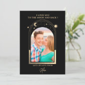 月まで愛してる フォト 天体 ブラック ゴールド シーズンカード (スタンド正面)