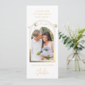 月まで愛してる フォト 天体 ホワイト ゴールド シーズンカード (スタンド正面)