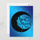 月まで愛してる ポストカード (正面/裏面)