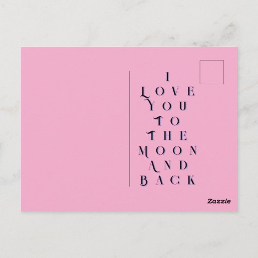 月まで愛してる ポストカード (裏面)