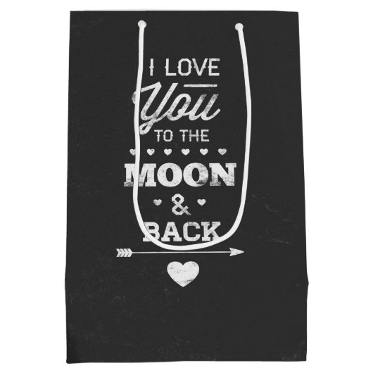 月まで愛してる ミディアムペーパーバッグ (裏面)