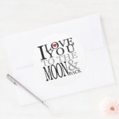 月まで愛してる ラウンドシール (封筒)