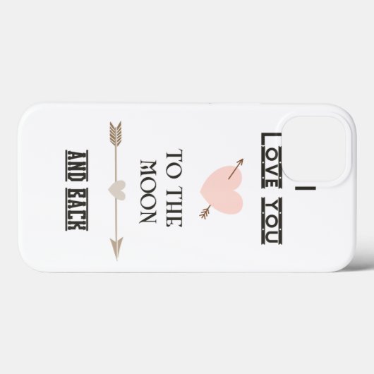 月まで愛してる Case-Mate iPhoneケース (裏面 (横))