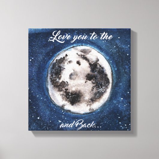 月まで愛して キャンバスプリント (正面)
