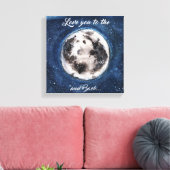 月まで愛して キャンバスプリント (インサイチュ (リビング))