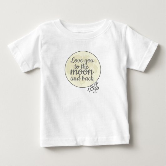 月まで愛して ベビーTシャツ (正面)