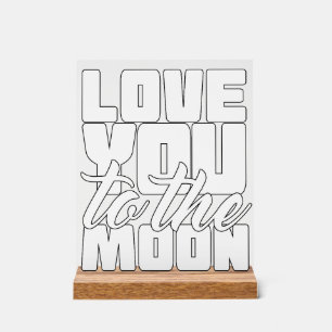 月まで愛せよ アクリルサイン