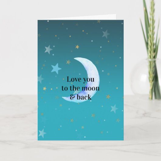 月まで愛せよ カード (正面)