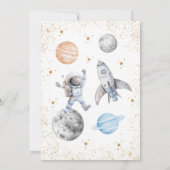 月まで行く誕生日の少年 招待状 (裏面)