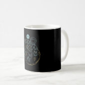 月まで飛ばして コーヒーマグカップ (正面右)