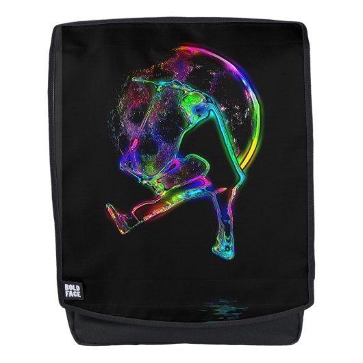 月をスクート – スクーターChamp バックパック (正面)