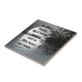 月を反映する彼の手 タイル (側面)