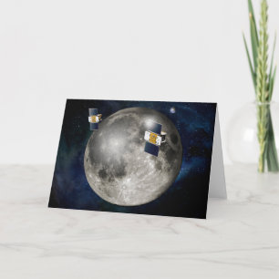 月を周回するツイングリル宇宙船。 カード