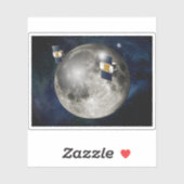 月を周回するツイングリル宇宙船。 シール (シート)