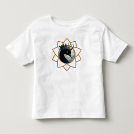 月を守る白鳥。 トドラーTシャツ