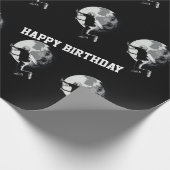 月を尾行する – テールホイップスクーターのスタント ラッピングペーパー (角)