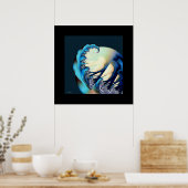 月を捉える ポスター (キッチン)