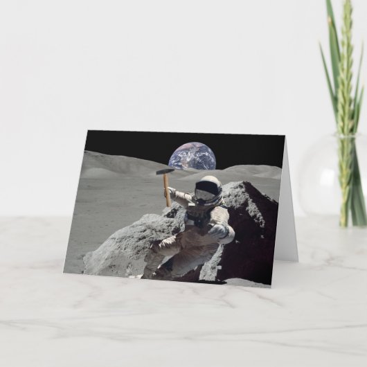 月を掘る カード (正面)