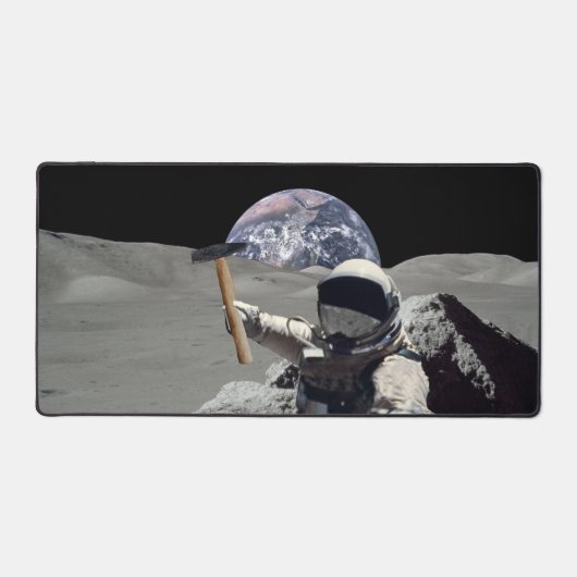 月を掘る デスクマット (正面)