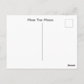 月を掘る ポストカード (裏面)