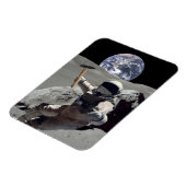 月を掘る マグネット (左側)