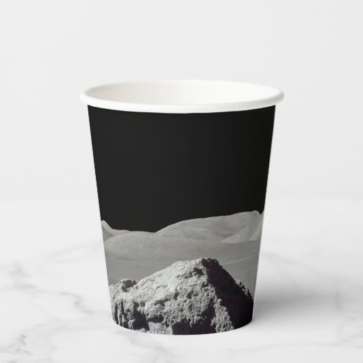 月を掘る 紙コップ (裏面)