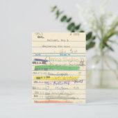 月を探検する帯出券3503 ポストカード (スタンド正面)