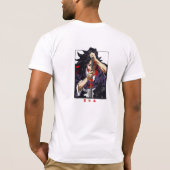 月を斬る者Tシャツ Tシャツ (裏面)