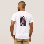 月を斬る者Tシャツ Tシャツ (裏面フル)