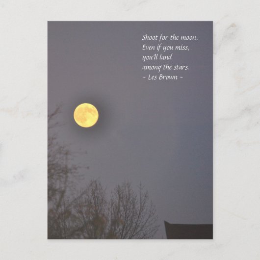 月を狙って撃つ ポストカード (正面)