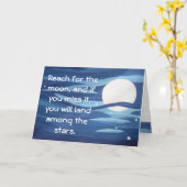 月を目指してリーチ！カード カード (黄色い花)