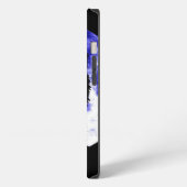 月を眺める狼 iPhoneケース (左側面)