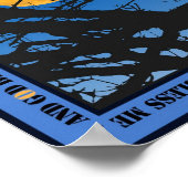 月を祝福する ポスター (角)