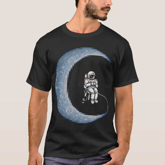 月を編む Tシャツ (正面)