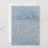 月を背景にしたクマの気球　男の子ベビーシャワーのお誘い 招待状 (裏面)