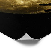 月を見つめる少女 ポスター (角)