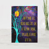 「月を見て」インスピレーション カード (正面)