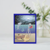 月を見ながら ポストカード (スタンド正面)