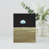 月を越えて昇る地球 ポストカード (スタンド正面)