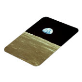 月を越えて昇る地球 マグネット (左側)