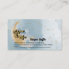 月を越えて | スター・ベビーシャワー | おむつくじ E エンクロージャーカード