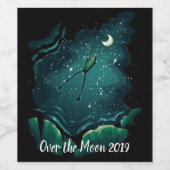 月を越える飛躍 ワインラベル (シングルラベル)