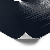 月を追う – 山のバイクもしくは自転車に乗る人 ポスター (角)