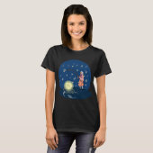 月を釣る Tシャツ (正面フル)