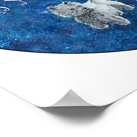 月を願う西 ポスター (角)