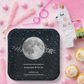 月ウェディングシャワー紙プレート ペーパープレート (パーティー)