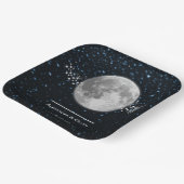 月ウェディングシャワー紙プレート ペーパープレート (傾斜あり)